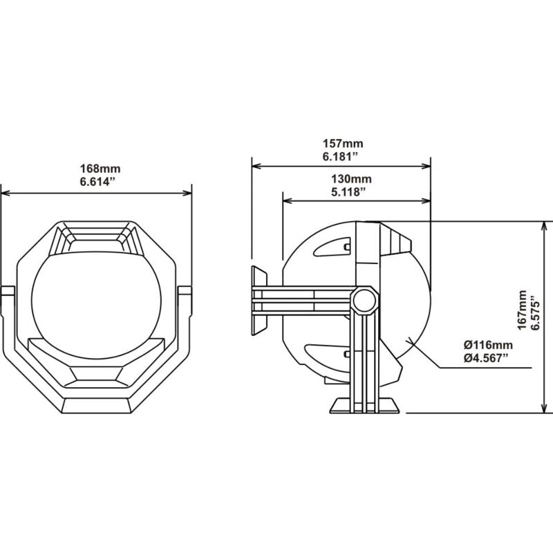 Plastimo Contest 130 Vertical Bulkhead Compass