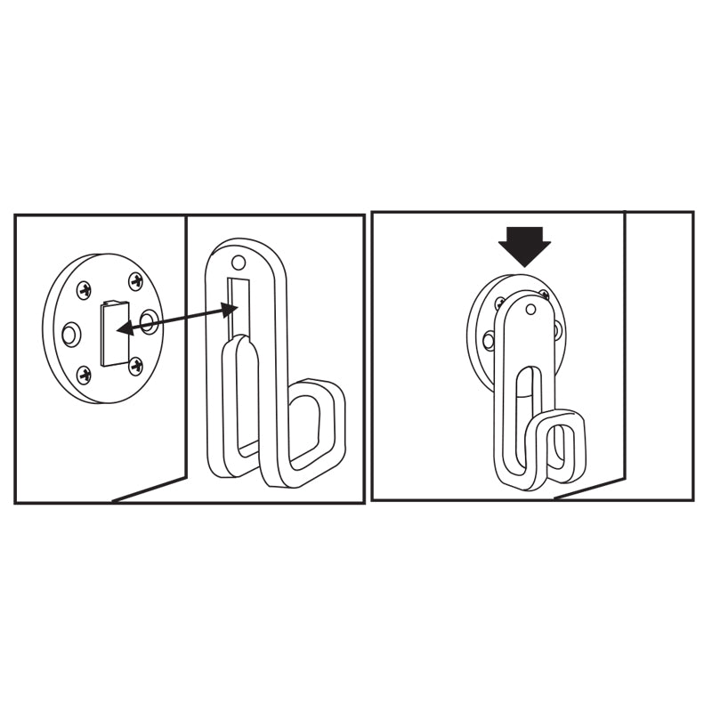 Nuova Rade Store-All Utility Hook - Set Of 2 Pieces