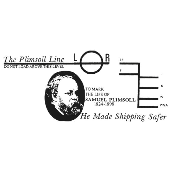 Nauticalia Plimsol Line Whisky Glass