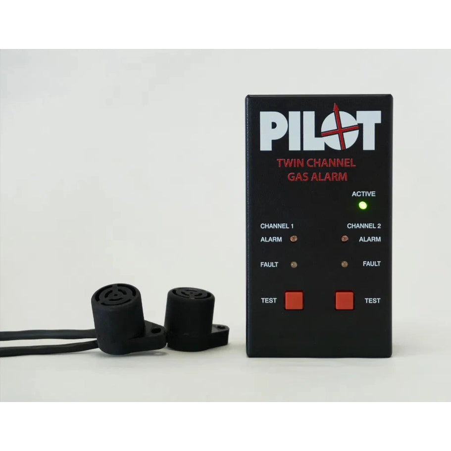 Pilot Dual Gas Alarm Detector - 12/24v