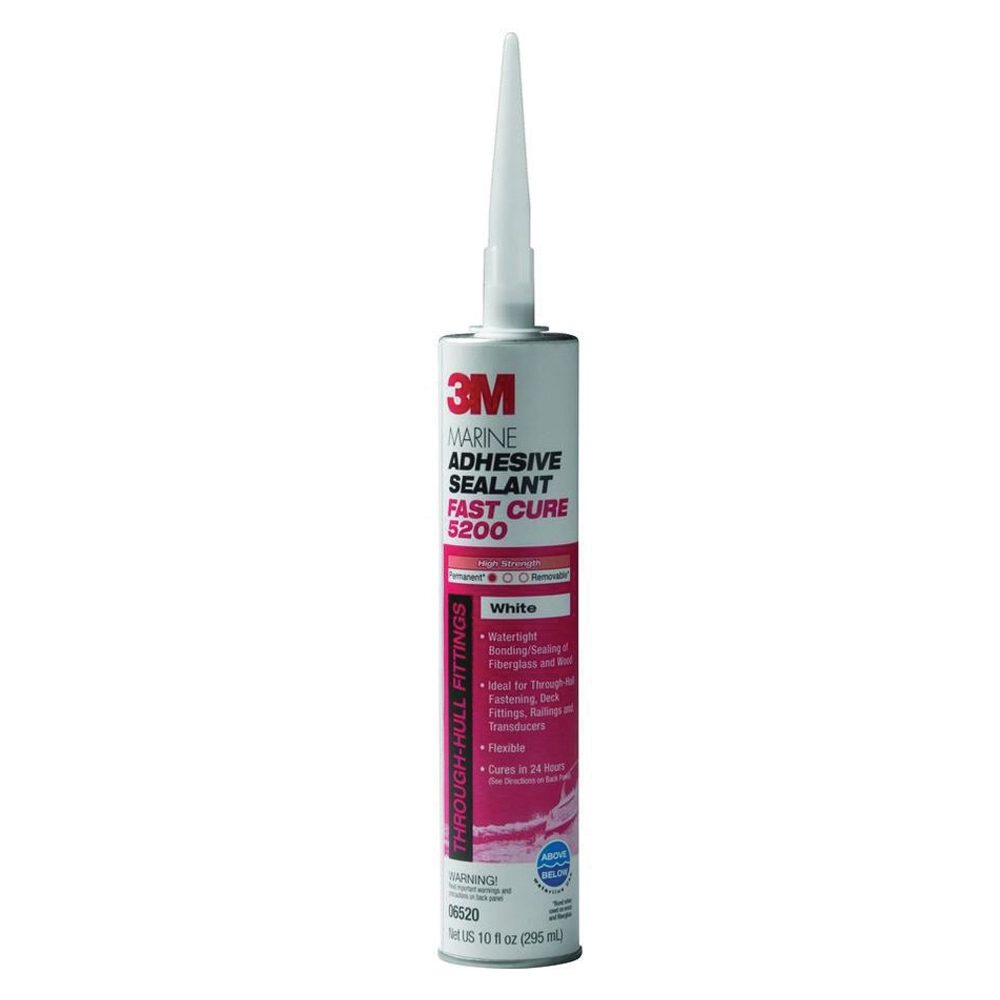 3M Marine Fast Cure Adhesive & Sealant White 5200FC