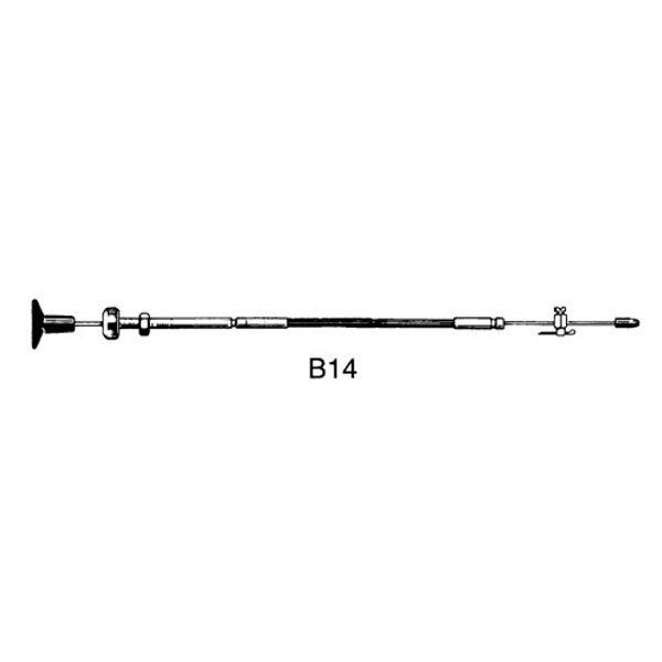 Ultraflex B14 Throttle & Fuel Shut Off Engine-Stop Engine Control Cable