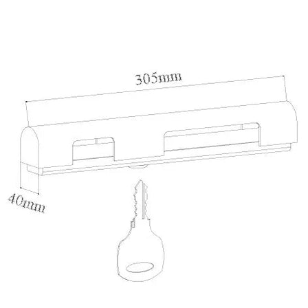 Stainless Steel Outboard Motor Security Lock