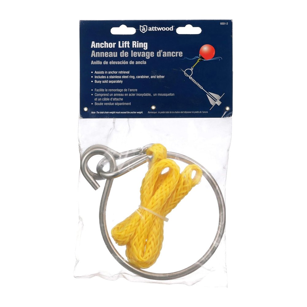 Attwood Stainless Steel Anchor Ring / Alderney Ring Anchor Retrieval And Rope