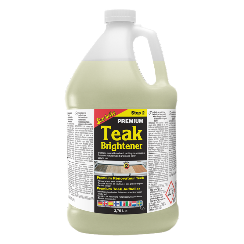 Starbrite Premium Teak Brightener Step 2