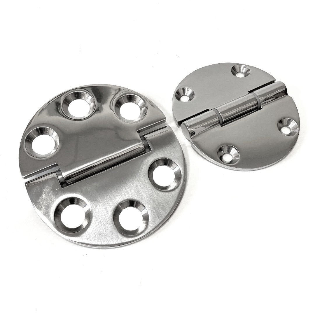 Stainless Steel Heavy Duty Round Hinge With Nylon Bushing