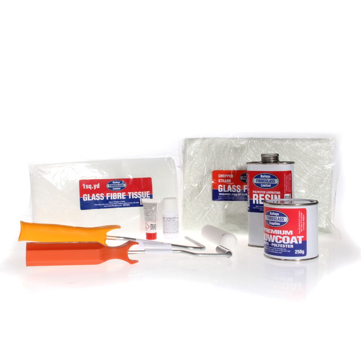 Baileys Gelcoat Repair Kit With Tools 4ft² / 250g