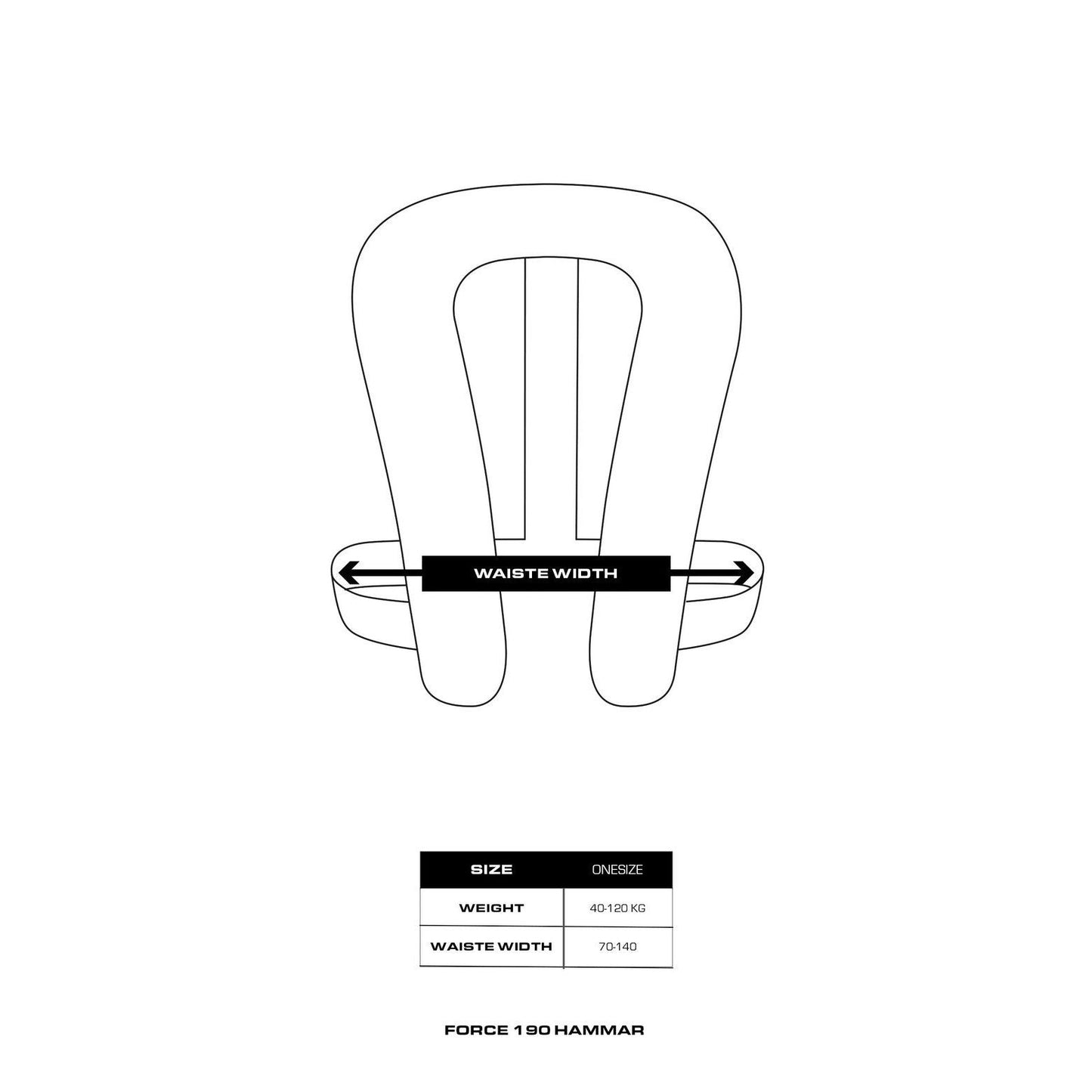 Baltic Force 190 Hammar MA1 190N Automatic Harness Life Jacket