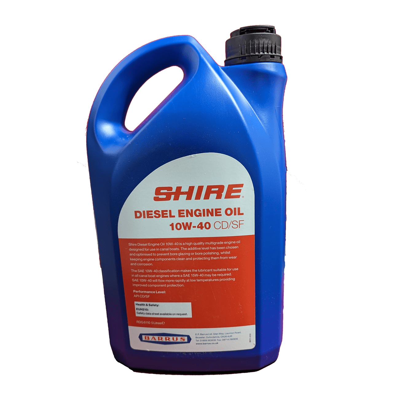Barrus Shire Marine Diesel Engine Oil 10W-40 CD/SF - 5 Litre