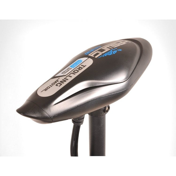 HASWING Cayman T Electric Transom Mount Outboard Trolling Motor With Wireless Controller - 55lbs