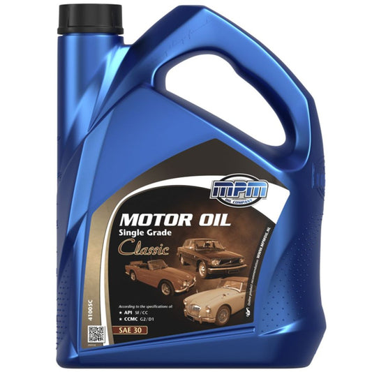 MPM Motor Oil SAE 30 Single Grade Oil Classic - 5 Litre