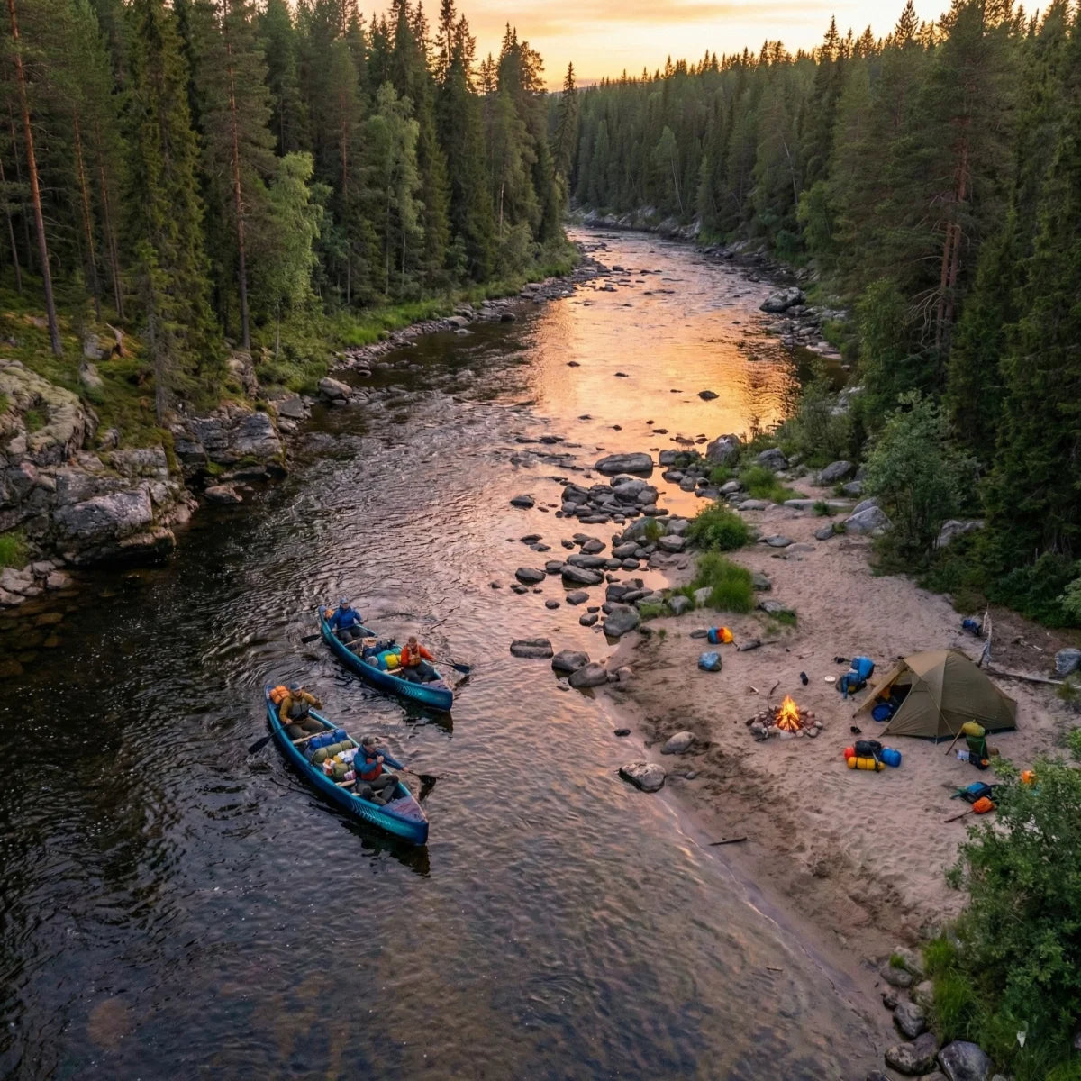 WAVE Venturer Inflatable Drop-Stitch Canoe