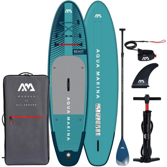 Aqua Marina Beast iSUP 10'6" Inflatable Paddle Board w/ Hybrid Paddle
