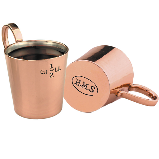Copper Half-Gill Rum Measure Mug