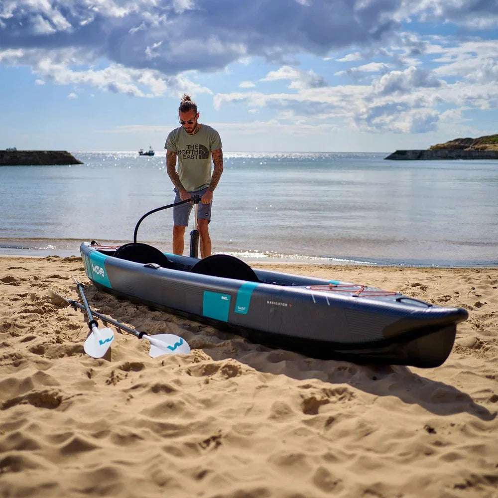 WAVE Navigator 3.0 Inflatable Touring Kayak - 1 Person
