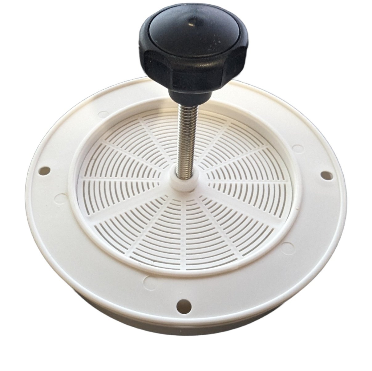 Mushroom Vent & Flange - 150mm - White