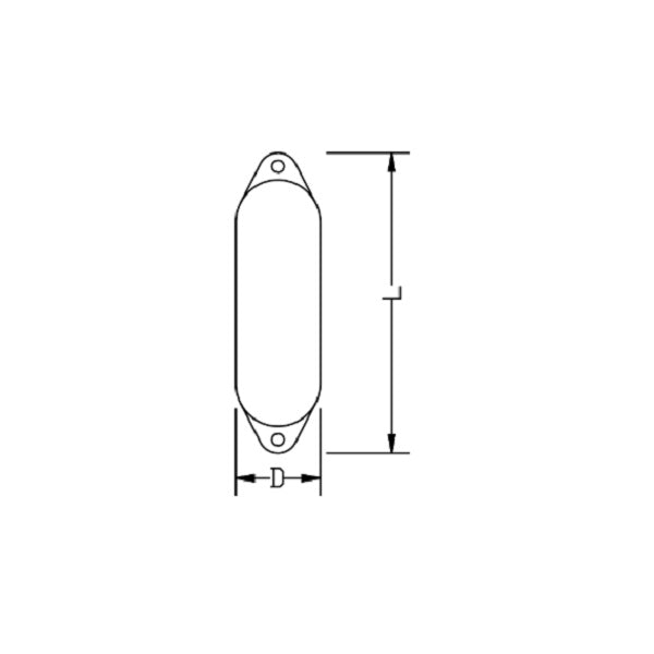Anchor Marine Cylindrical Standard Boat Fender