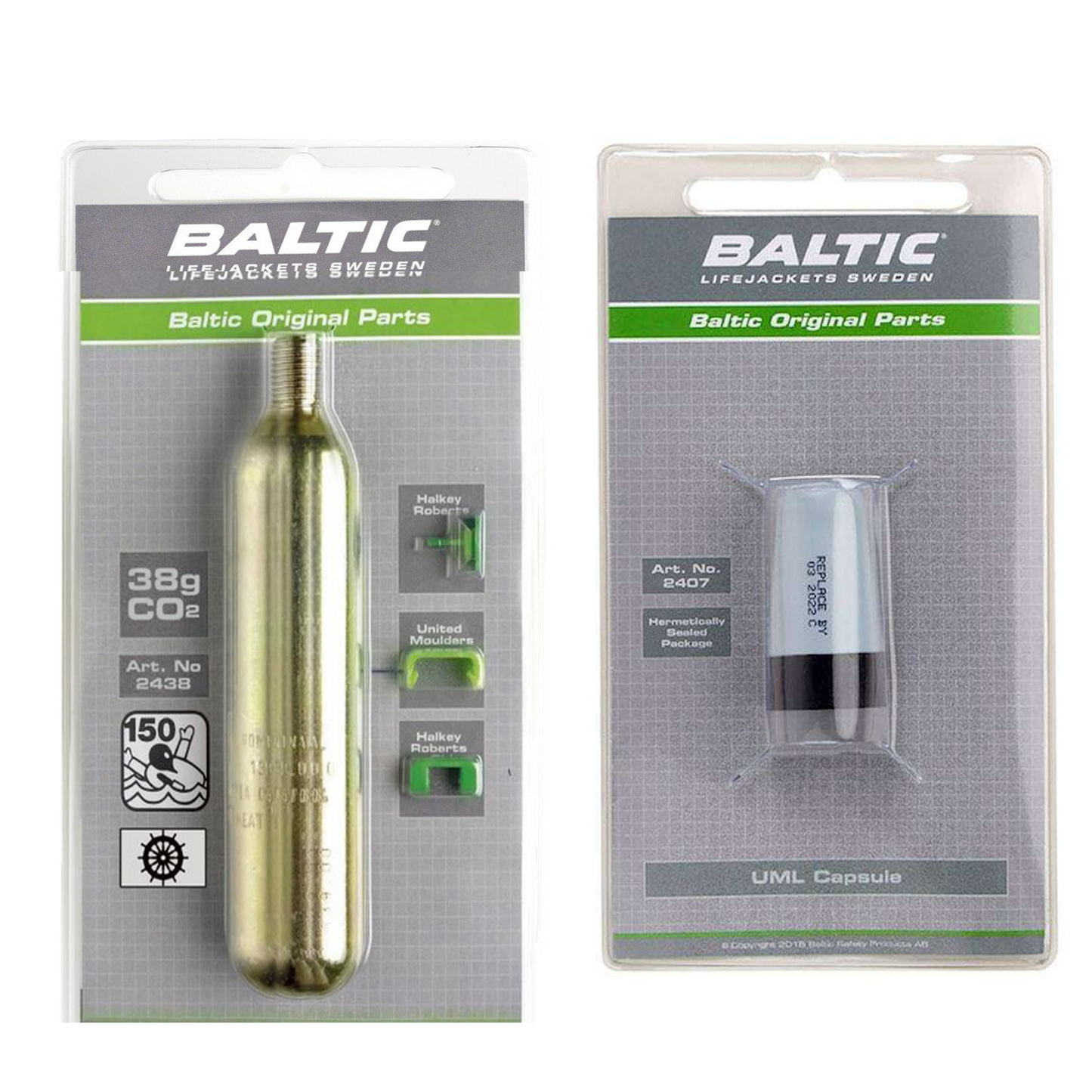 Baltic Kit 4 Automatic Pro Sensor Elite Life Jacket Re-Arming Kit - 38g