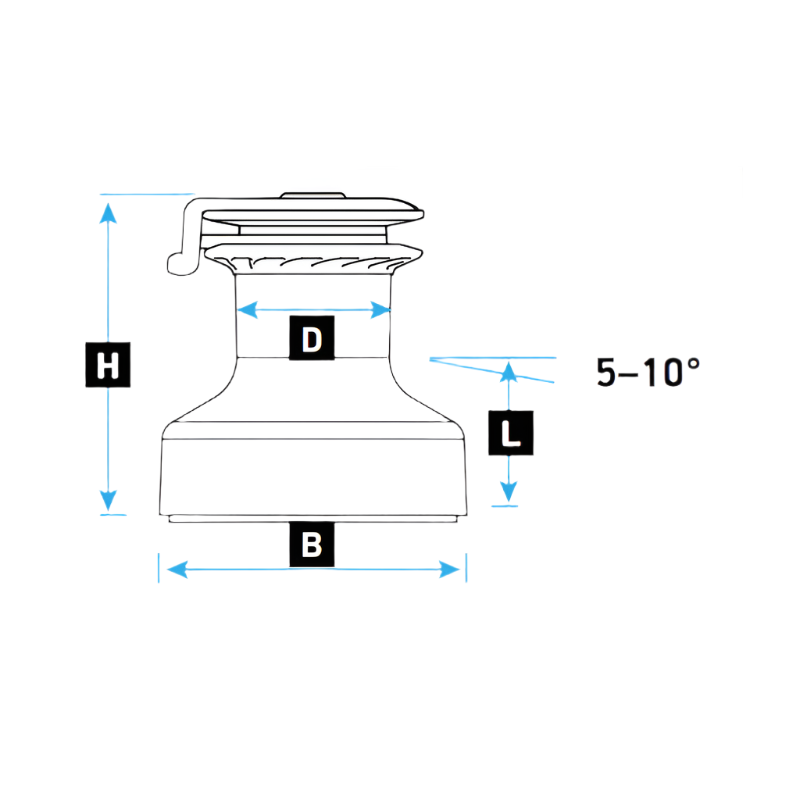 Lewmar EVO Self-Tailing Winches
