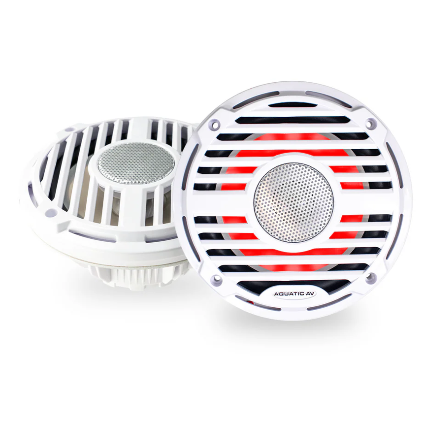 Aquatic AV Pro Classic 6.5" Round Marine Speakers - 120W