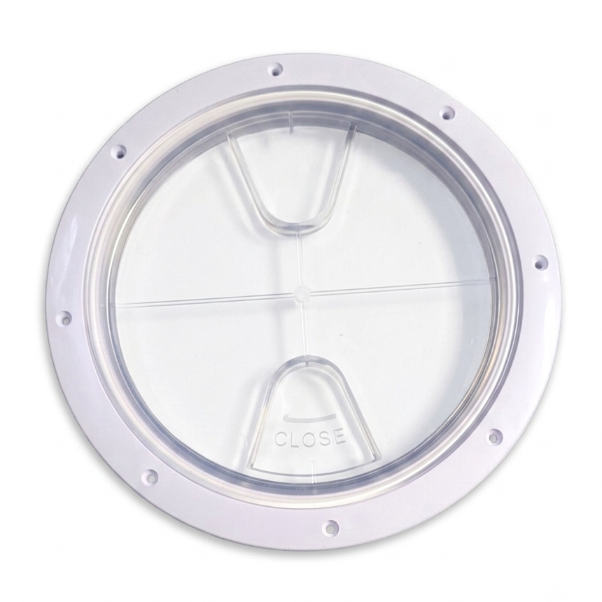 Clearance Round Clear Inspection Hatch