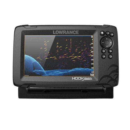 Lowrance HOOK Reveal Fishfinder 7" Inch Display 83/200 HDI ROW
