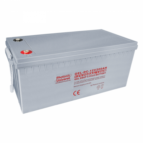 Gel Deep Cycle Battery For Motorhomes, Caravans, Boats And Off-Grid Power Systems - 200ah - 12v