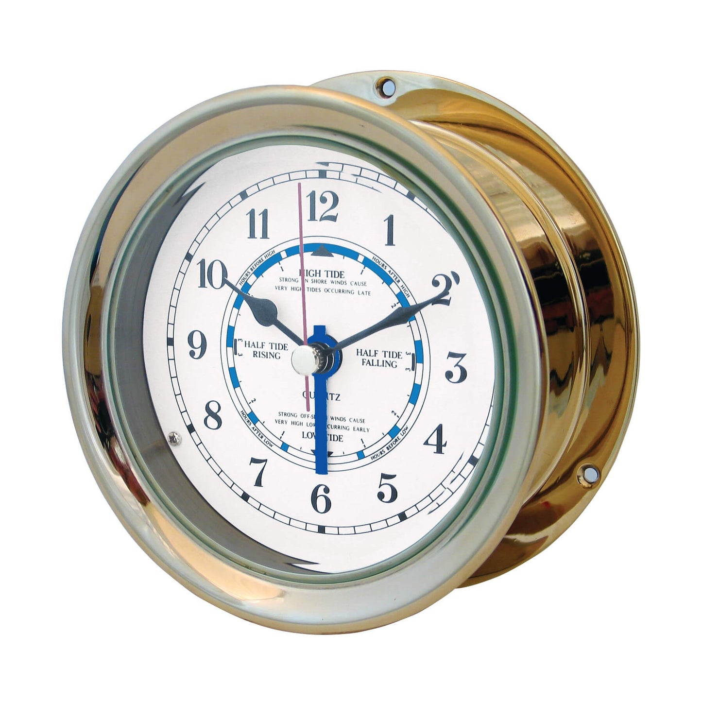 Capstan Range Brass Tide Clock