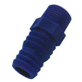 AF Plastic 3/8in BSP M 17/19mm ID hose connector for AF Water Tanks