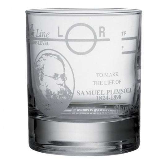 Plimsol Line Whisky Glass