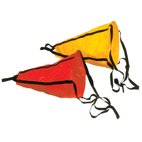 Orange Nylon Drogue - 100 x 150cm