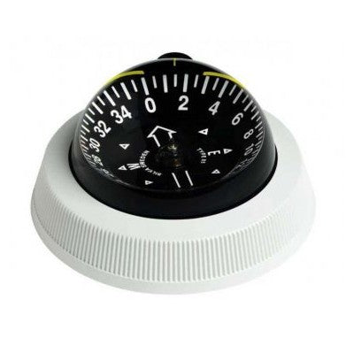 Silva Regatta 85 Flush Mount White Compass With Illumination