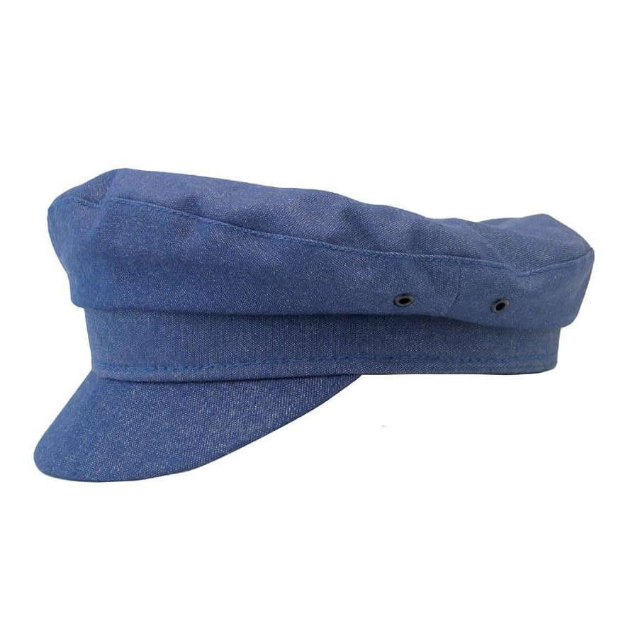 Cotton Standard Denim Greek Style Fisherman's Cap