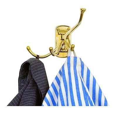 Nautical Brass Folding Coat Hooks