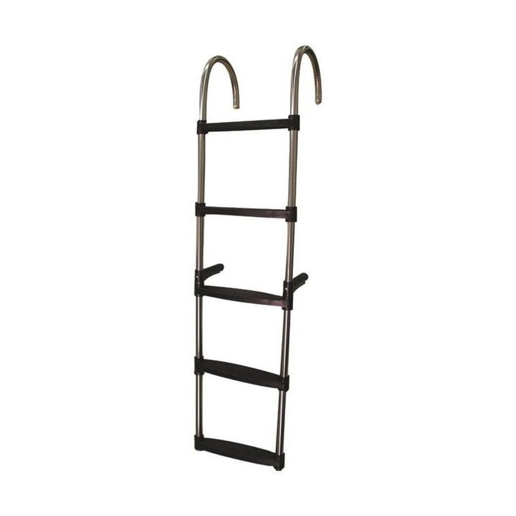 5 Step Stainless Steel Hook Over Boarding Ladder