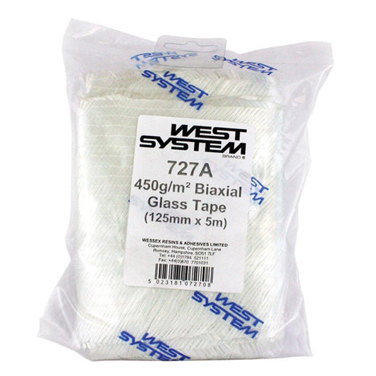 West System 727 Biaxial Glass Tape 125mm x 5m