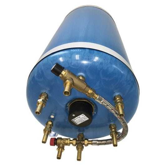 Surejust Calorifier / Water Heater 65L Twin Coil Horizontal with Fittings