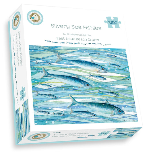 Fish - Seaside Jigsaw Puzzle 1000 pieces - Silvery Seas - Coastal Art
