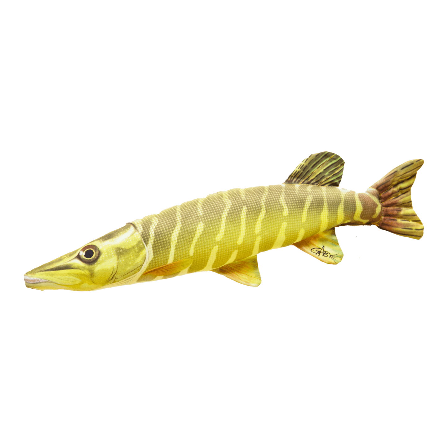 Gaby Fish Pillows Mini Pike Freshwater Fish Pillow Cushion - 45cm