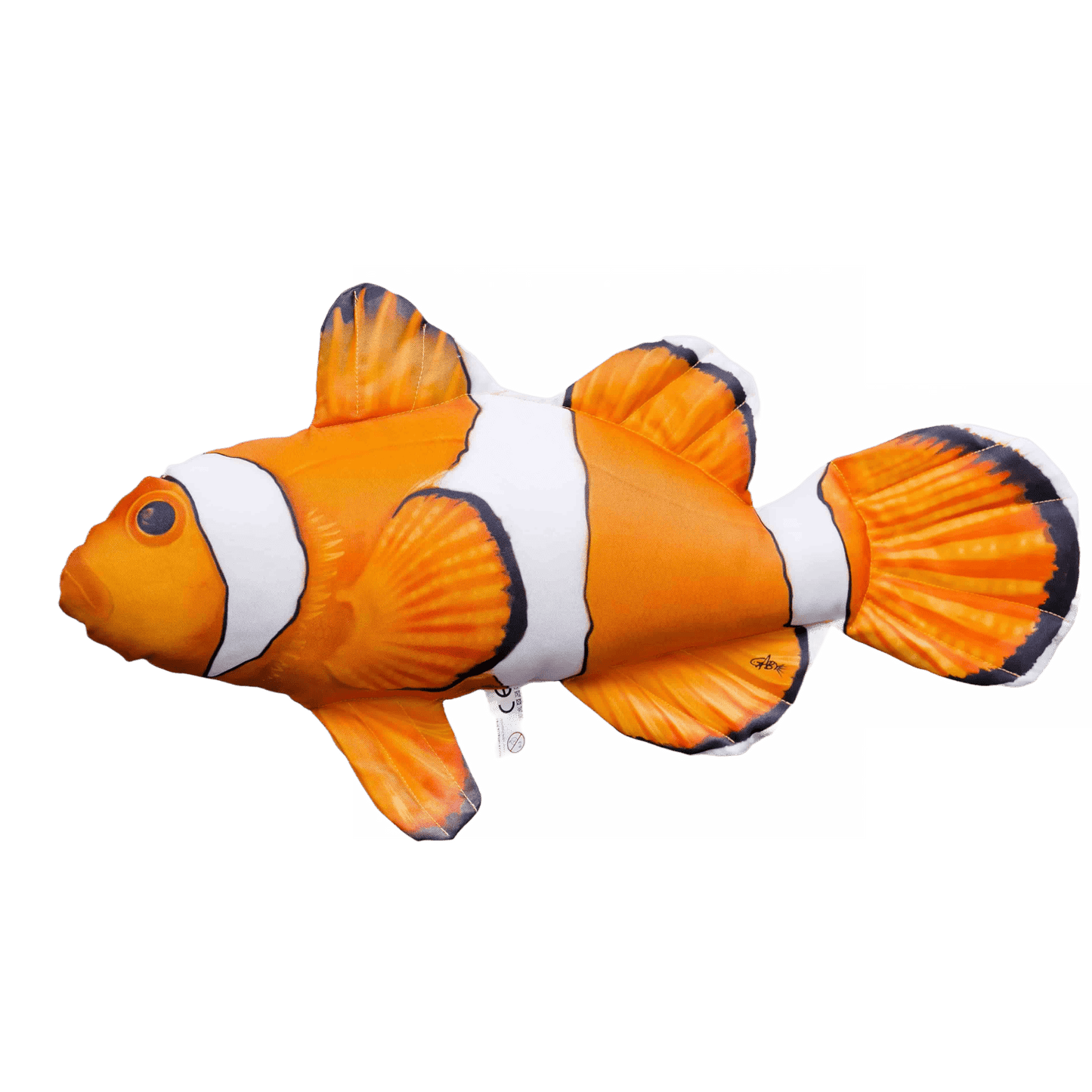 Gaby Fish Pillows Medium Ocellaris Clownfish Tropical Saltwater Fish Pillow Cushion - 56cm
