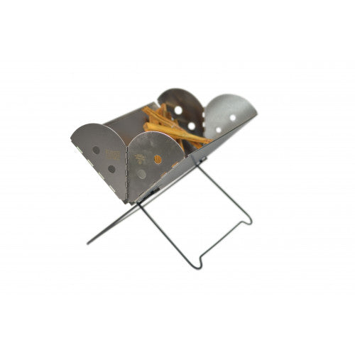 Grilliput Portable Flatpack Stainless Steel Firepit & BBQ Grill
