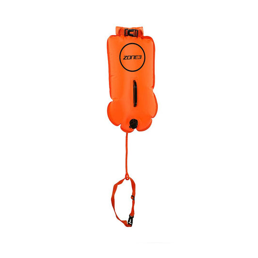 Zone 3 Swim Safety Buoy/Dry Bag Neon Orange - 28L Litre
