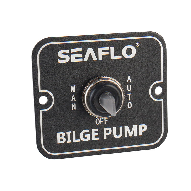 SEAFLO Bilge Switch Panel 3-Way 12v / 24v - Manual / Auto / Off