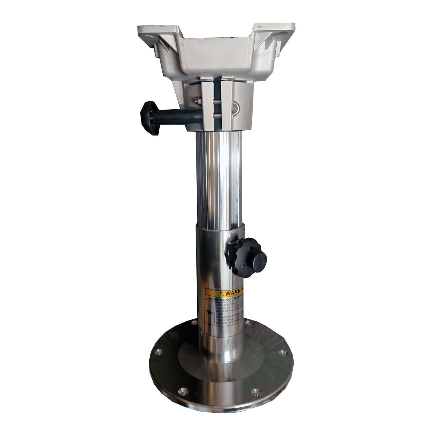 Waveline Adjustable Aluminium Seat Pedestal with Swivel - 330 to 430mm