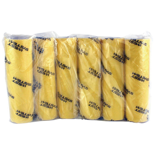West System 7" Foam Roller Covers - Pack of 6