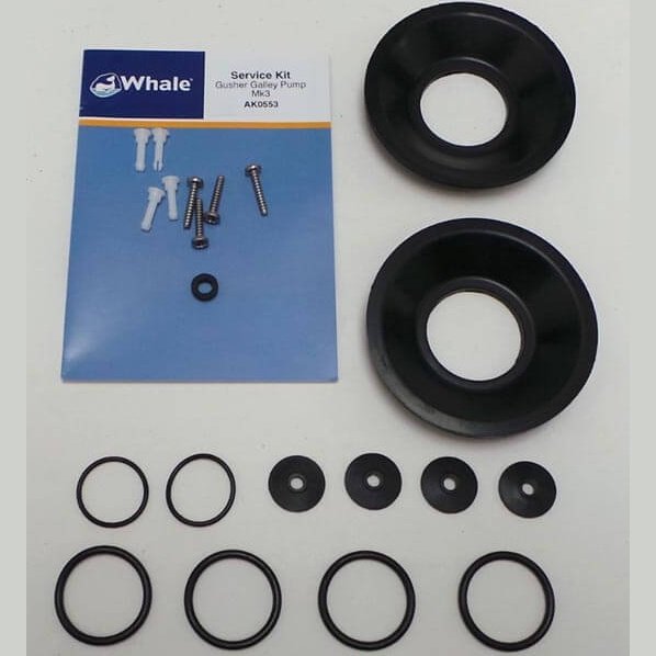 Whale Gusher Galley Pump Service Kit MK3 AK0553