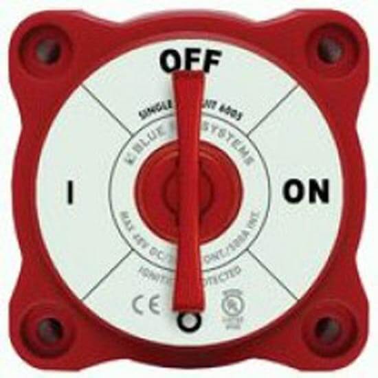 Blue Sea Battery Switch Mini On / Off / Key