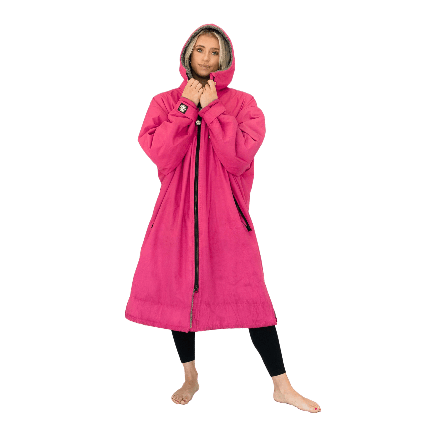 FatStick FatWrap Waterproof Changing Robe - Small 9 - 14 Years - Hot Pink