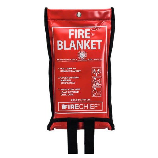 Fire Blanket - Soft Case 1100mm x 1100mm