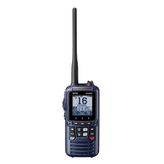 Standard Horizon HX890E Floating Handheld VHF With Built In GPS - Navy Blue